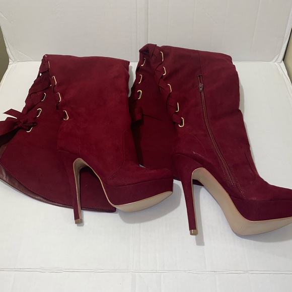 janella platform stiletto boot